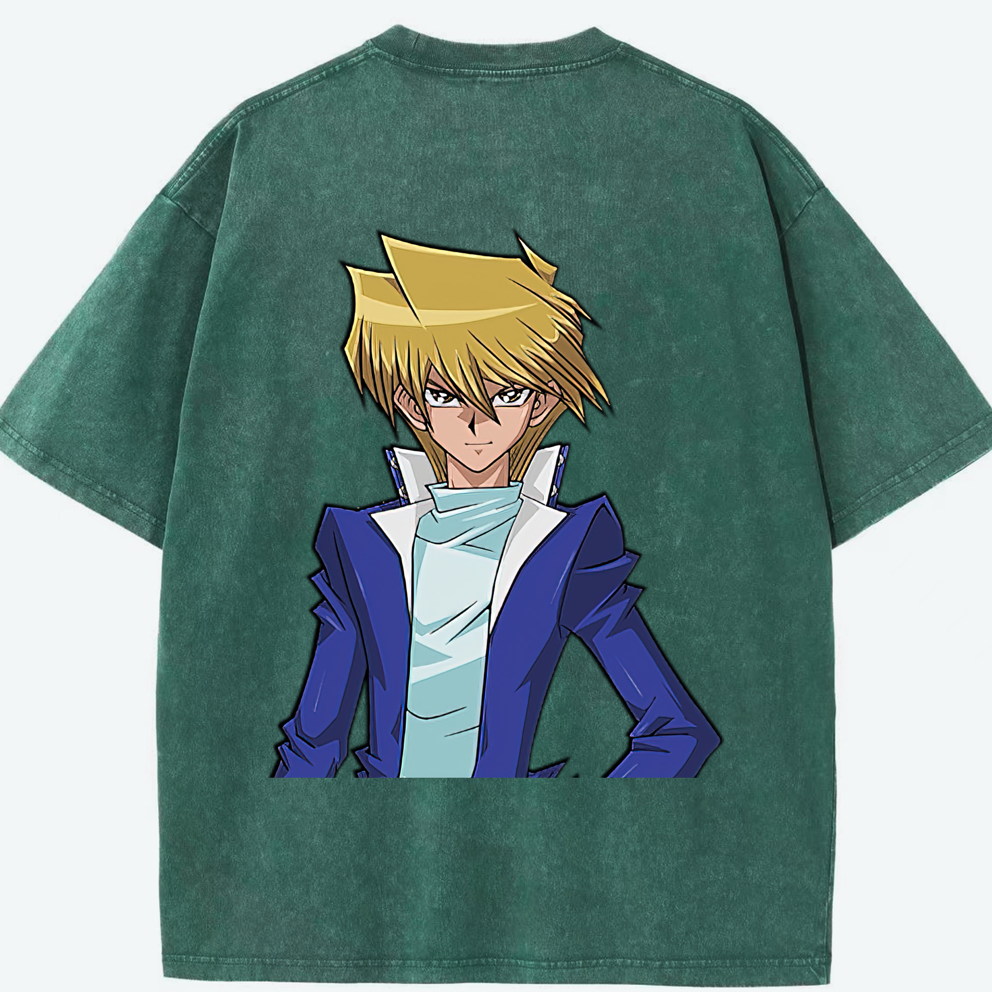 （画像用） 遊☆戯☆王 Yu-Gi-Oh! 綿100% ヴィンテージ風 半袖Tシャツ（背面プリント）